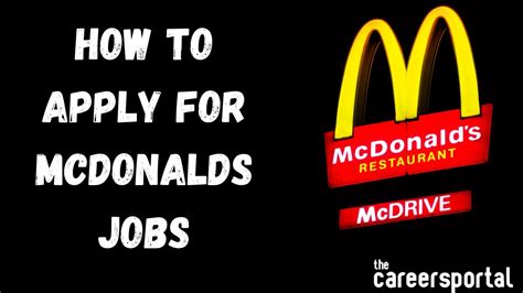 apply mcdonalds jobs online|More.